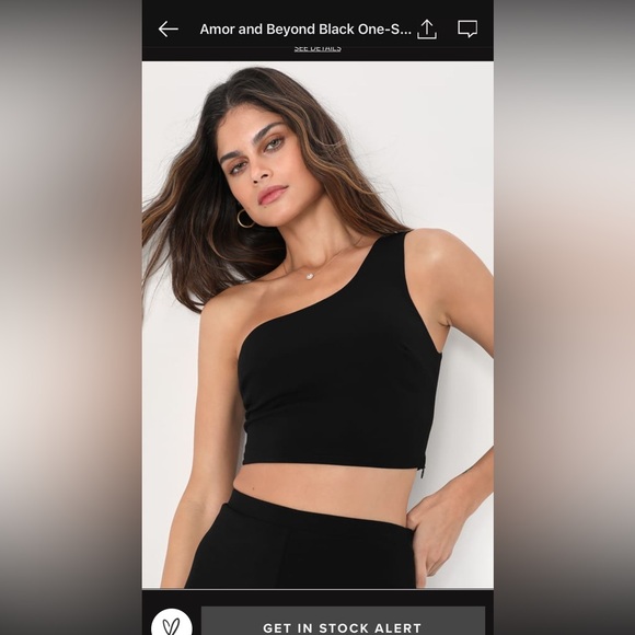 Lulu’s two piece black set- Amor and beyond NWT - Picture 3 of 7